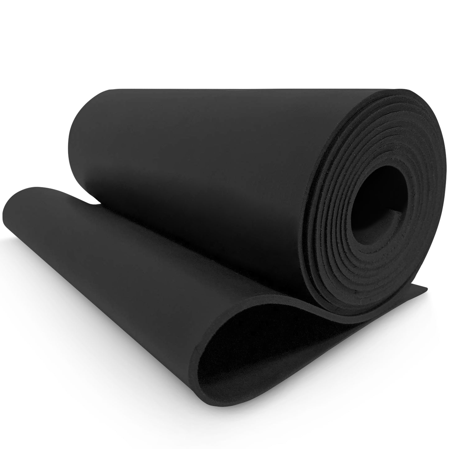 1/16" Black Commercial Grade Silicone Sheet, 60A Durometer Silicone Mat, -80 to 450°F Temperature Resistant Rubber Mat, Rubber Sheet with 350% Elongation, Made in the USA,