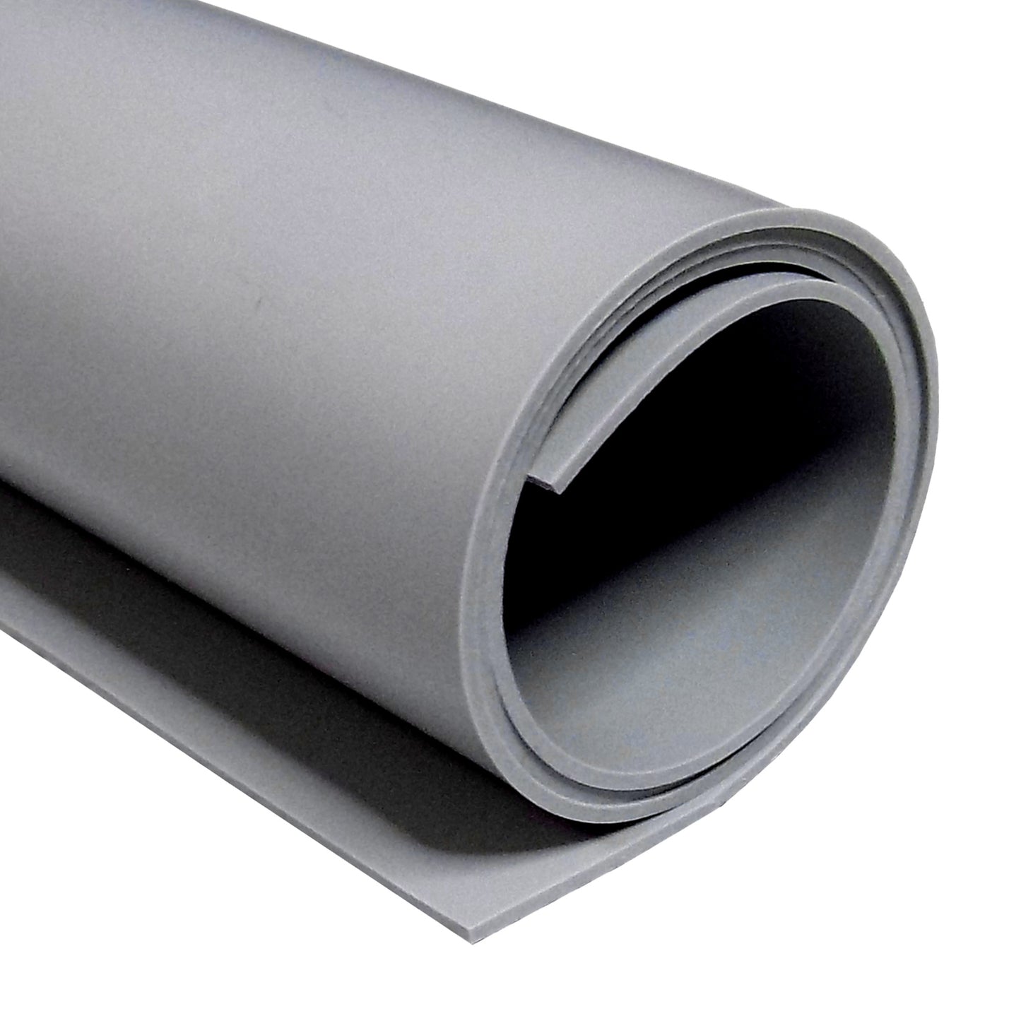 1/32" Grey Commercial Grade Silicone Sheet, 60A Durometer Silicone Mat, Rubber Mat with -80 to 450°F Temperature Resistance, Rubber Sheet with 350% Elongation, Made in the USA