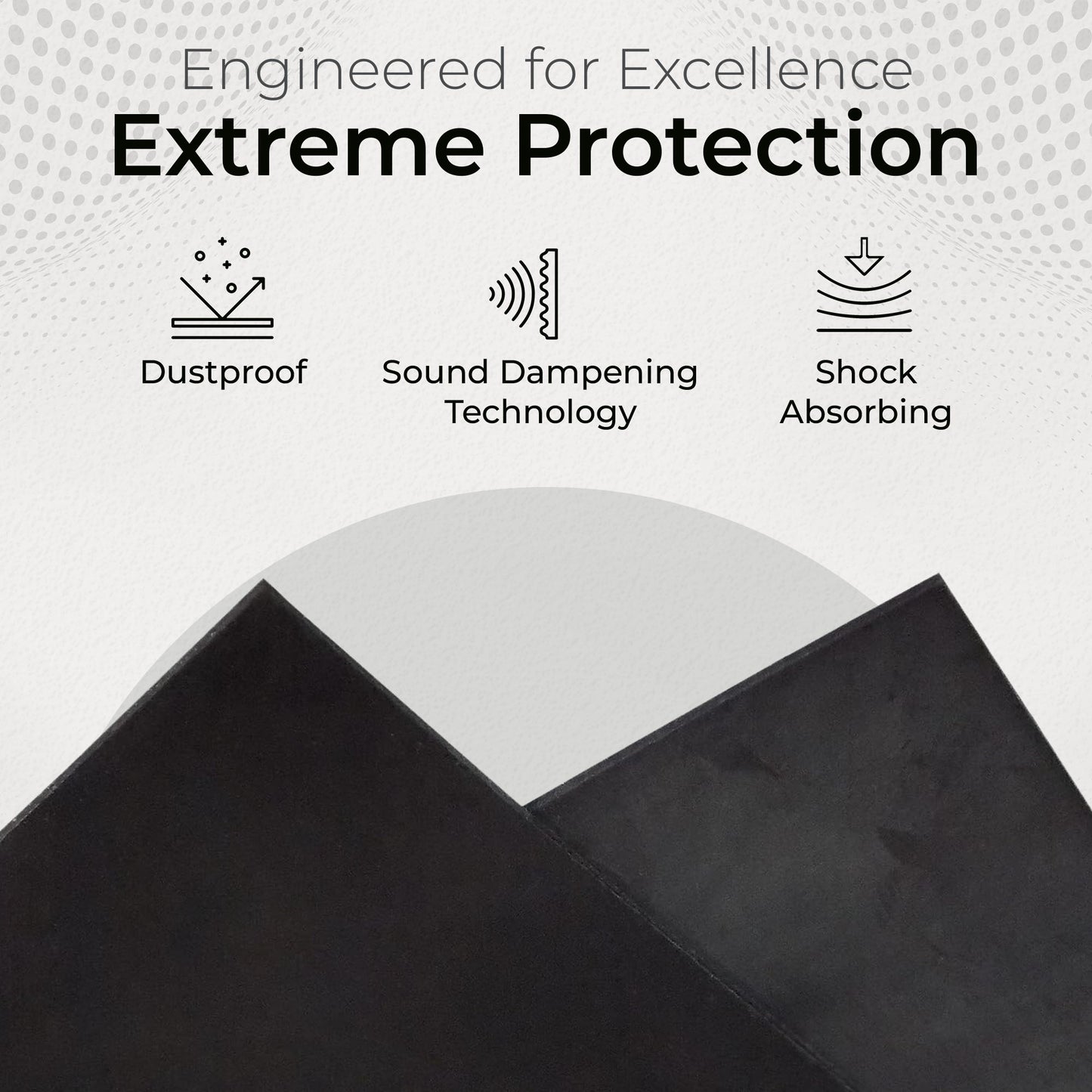 1/32" Neoprene Sheet, 60A Durometer Rubber Mat, Gasket Material with -30 to 195°F Temperature Resistance, Oil and Gasoline-Resistant Rubber Sheet, Made in the USA
