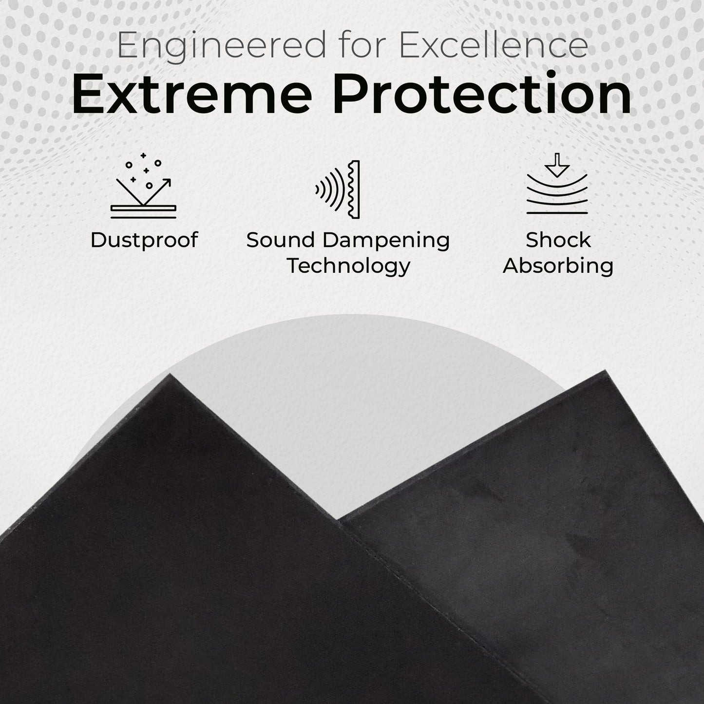 1/16" Neoprene Sheet, 60A Durometer, Gasket Material with -30 to 195°F Temperature Resistance, Oil and Gasoline-Resistant Rubber Sheet, Made in the USA
