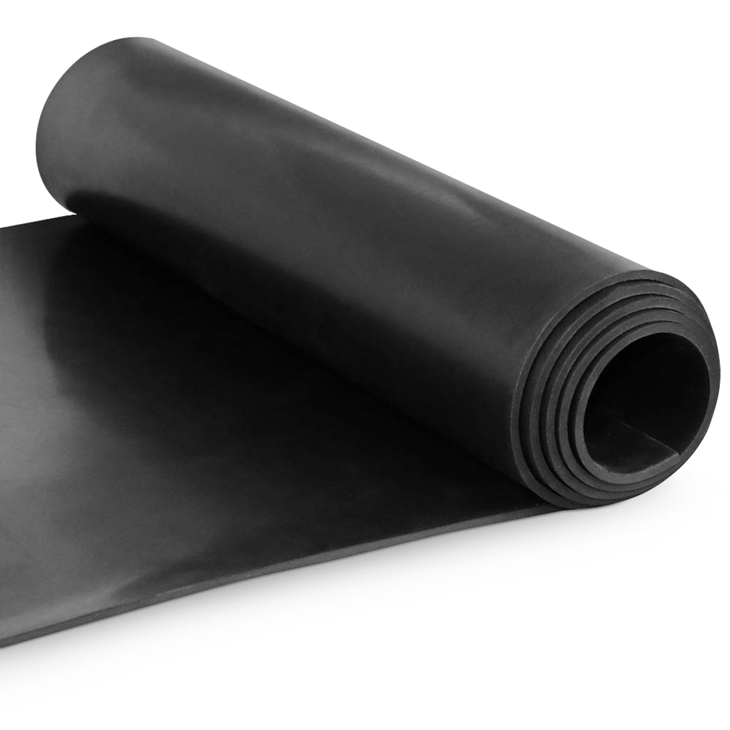 3/32" Neoprene Sheet, 60A Durometer Rubber Mat, Gasket Material with -30 to 195°F Temperature Resistance, Oil and Gasoline-Resistant Rubber Sheet, Made in the USA