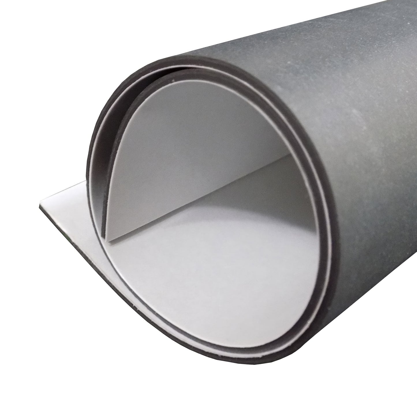 1/32" Black Silicone Sheet with PSA Adhesive, 60A Durometer Rubber Mat, Gasket Material with -80 to 450°F Temperature Resistance, Rubber Sheet 350% Elongation, Made in the USA