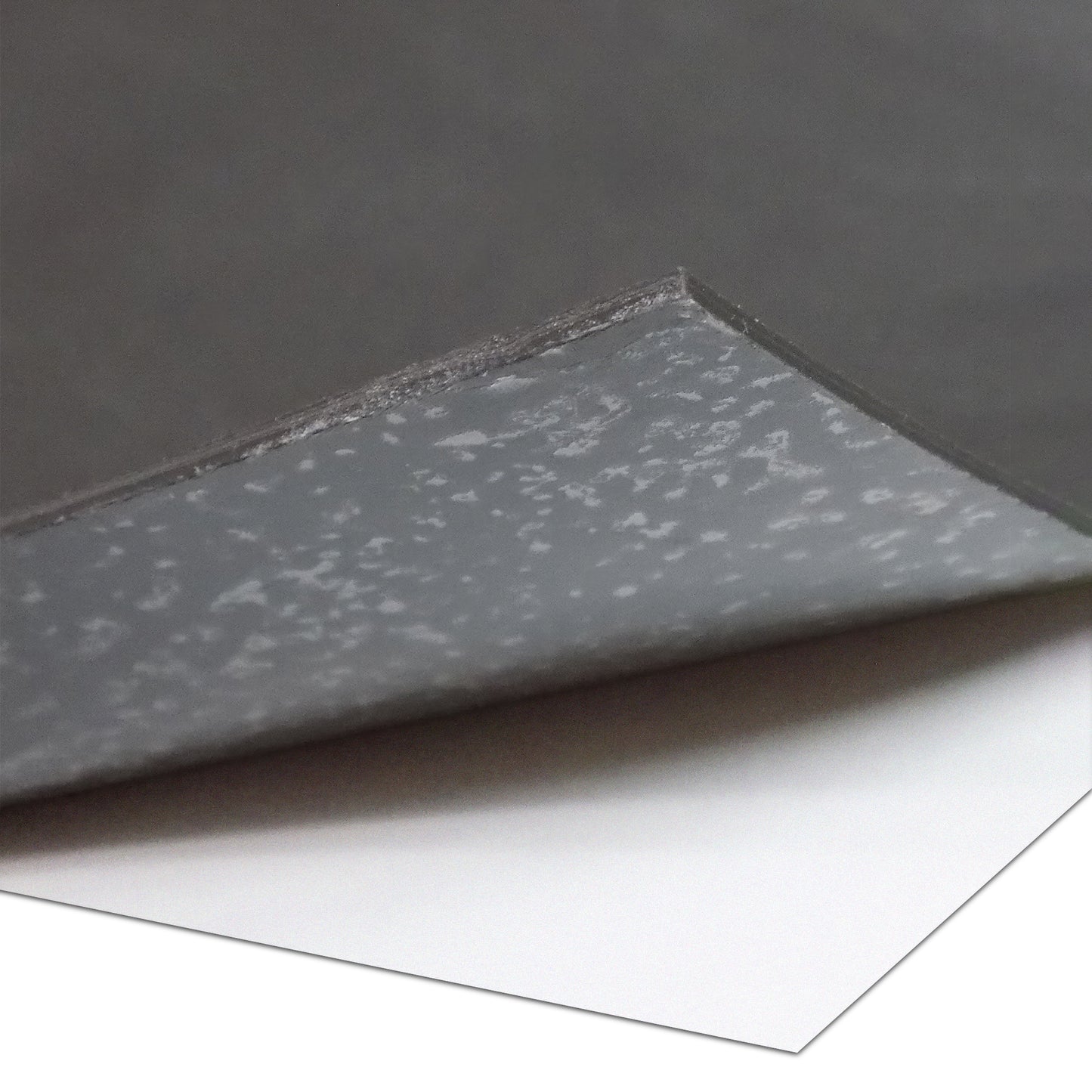 1/16" Black Silicone Sheet with PSA Adhesive, 60A Durometer Rubber Mat, Gasket Material with -80 to 450°F Temperature Resistance, Rubber Sheet 350% Elongation, Made in the USA