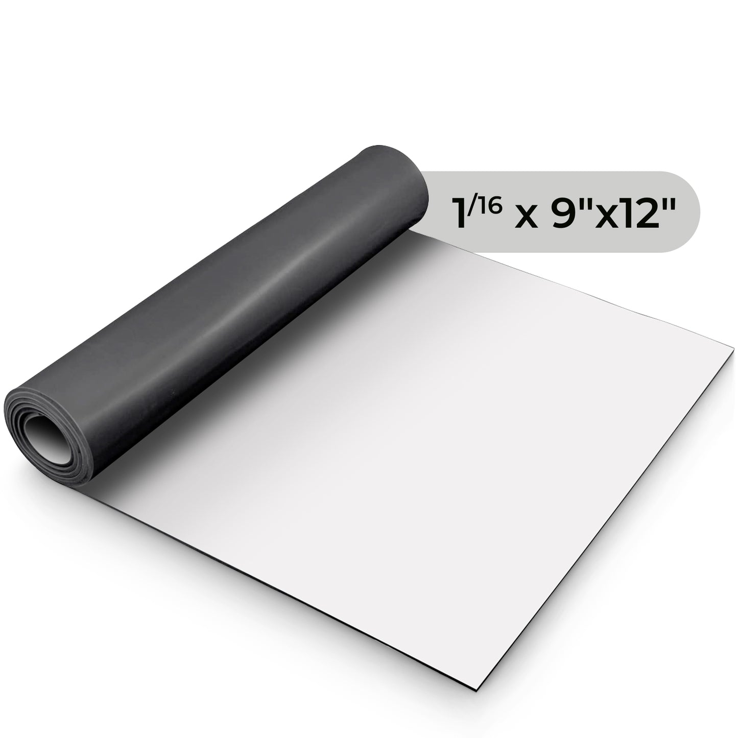 1/16" Black Silicone Sheet with PSA Adhesive, 60A Durometer Rubber Mat, Gasket Material with -80 to 450°F Temperature Resistance, Rubber Sheet 350% Elongation, Made in the USA