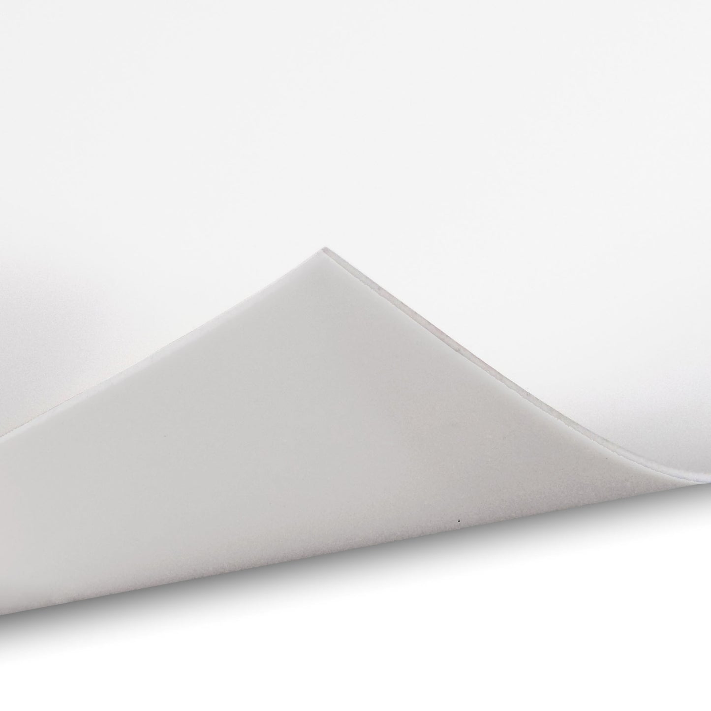 1/32" White Silicone Sheet, 60A Durometer Silicone Mat, Rubber Mat with -80 to 450°F Temperature Resistance, Silicone Placemat with 400% Elongation, Made in the USA, Food-Grade Materials