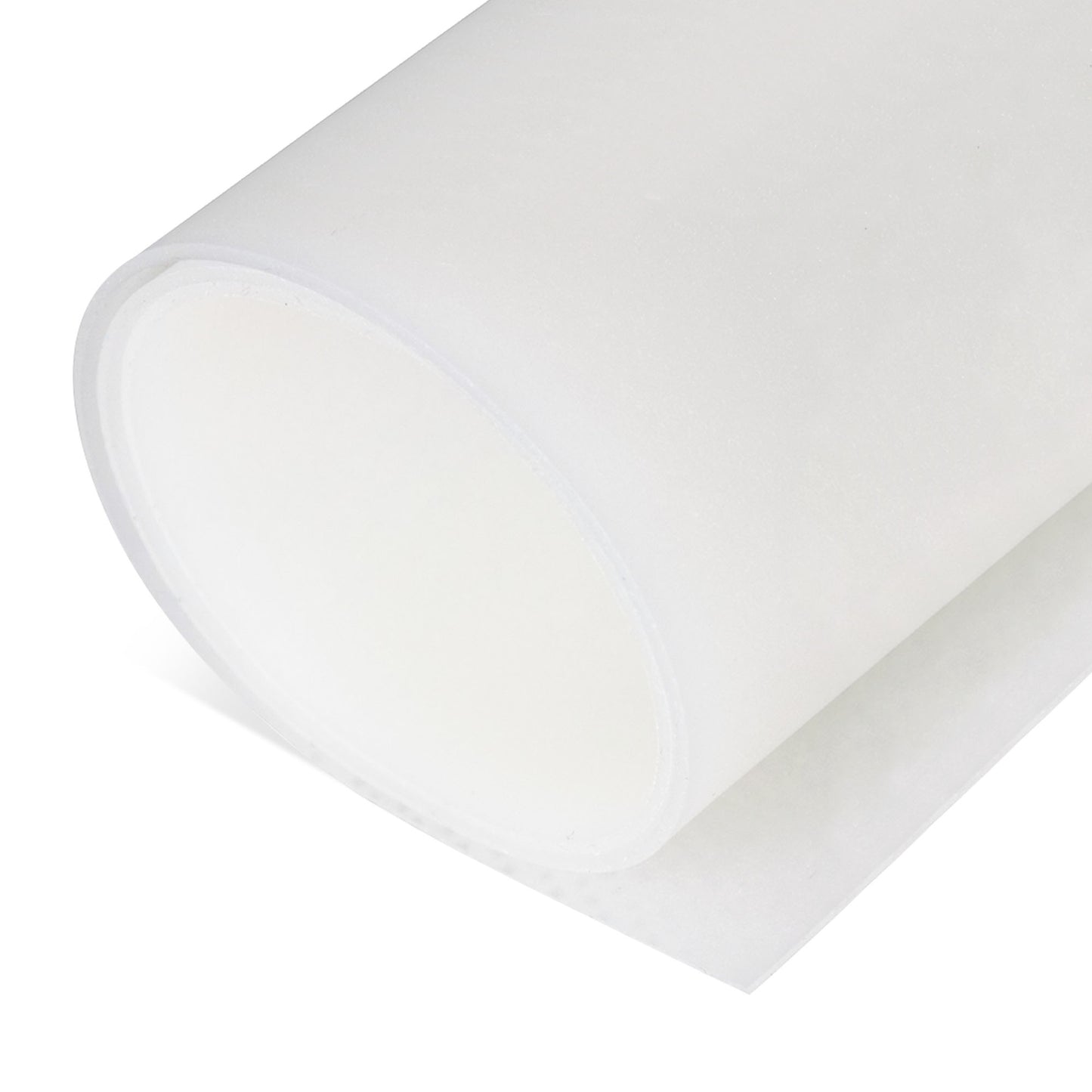 1/32" Translucent Silicone Sheet, 50A Durometer Rubber Sheet, Semi Clear Silicone, -80 to 450°F Temperature Resistance, Food-Grade Silicone Placemat, 450% Elongation, Made in the USA