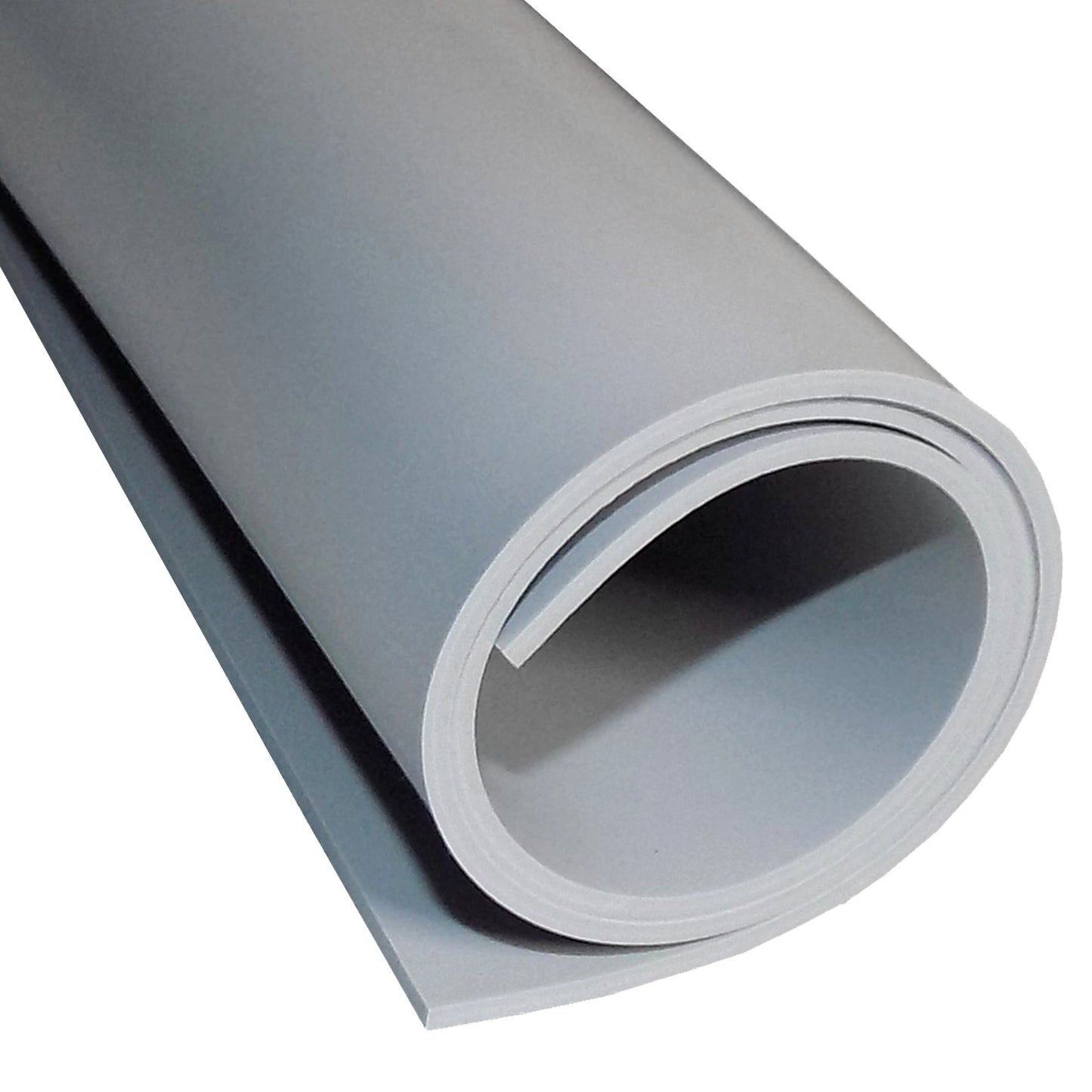 1/16" Grey Commercial Grade Silicone Sheet, 60A Durometer Silicone Mat, Rubber Mat with -80 to 450°F Temperature Resistance, Rubber Sheet with 350% Elongation, Made in the USA