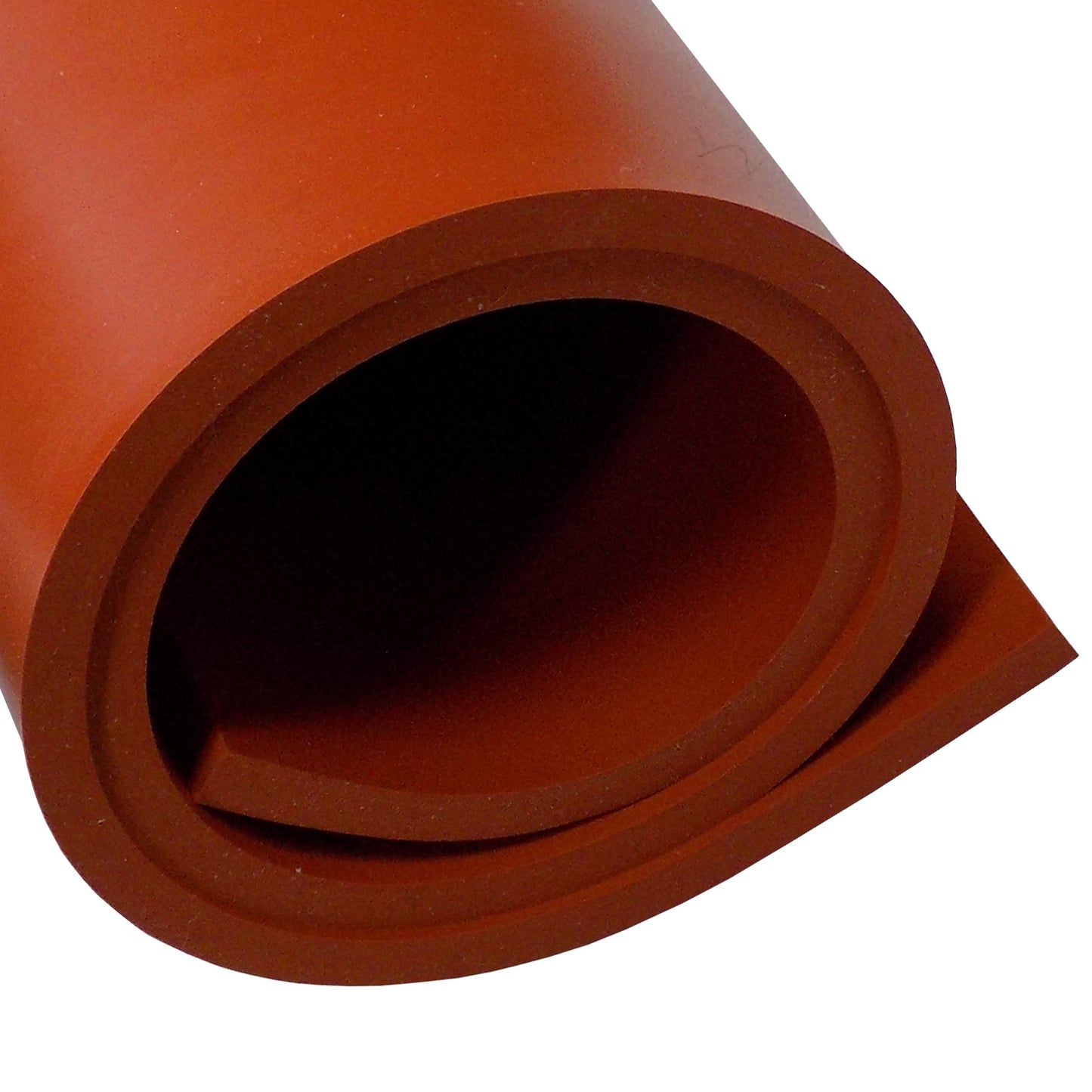 1/8" Red Commercial Grade Silicone Sheet, 60A Durometer Silicone Mat, -80 to 450°F Temperature Resistant Rubber Mat, Rubber Sheet with 350% Elongation, Made in the USA