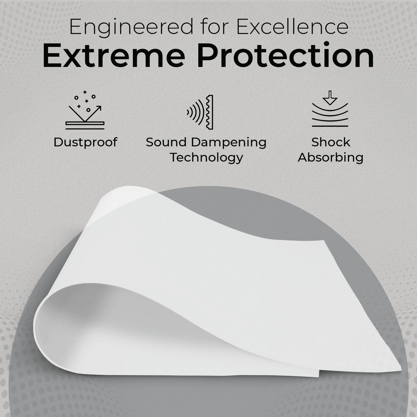 1/16" Translucent Silicone Sheet, 50A Durometer Rubber Sheet, Semi Clear Silicone, -80 to 450°F Temperature Resistance, Food-Grade Silicone Placemat, 450% Elongation, Made in the USA