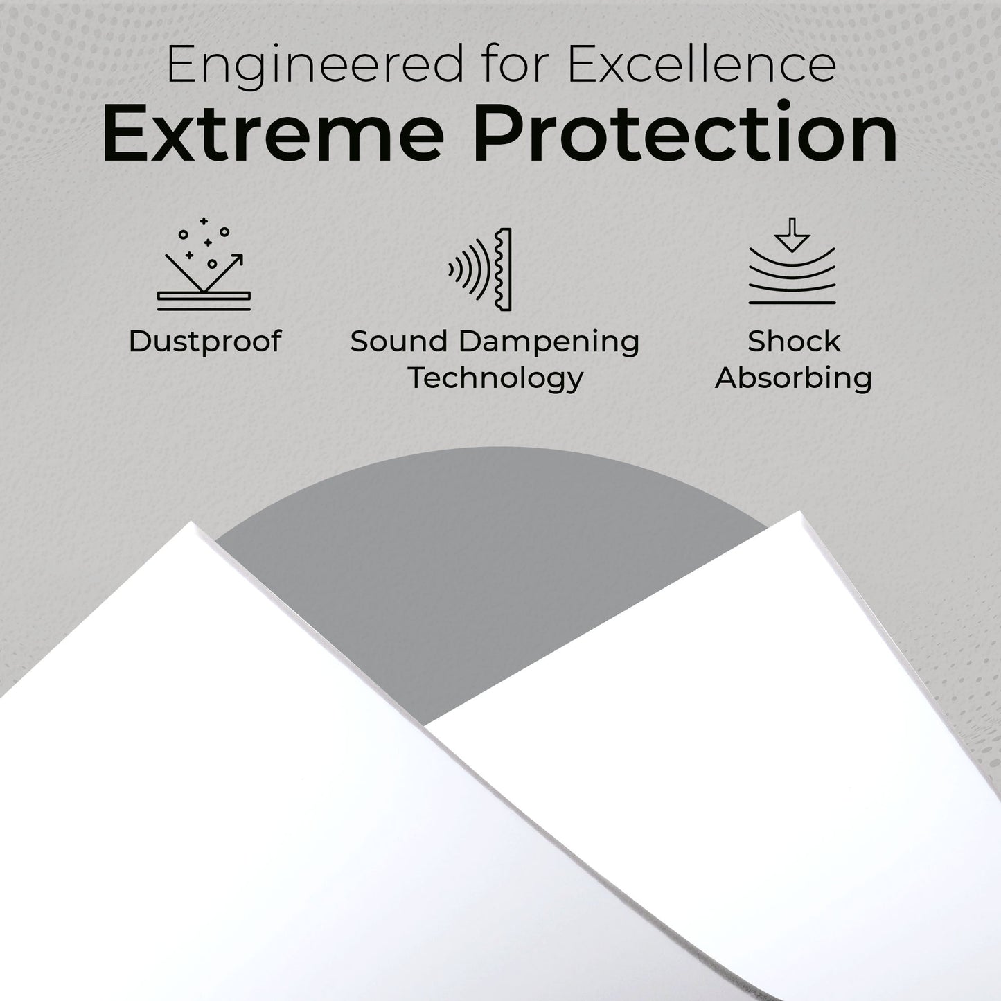 1/16" White Silicone Sheet, 60A Durometer Silicone Mat, Rubber Mat with -80 to 450°F Temperature Resistance, Silicone Placemat with 400% Elongation, Made in the USA, Food-Grade Materials